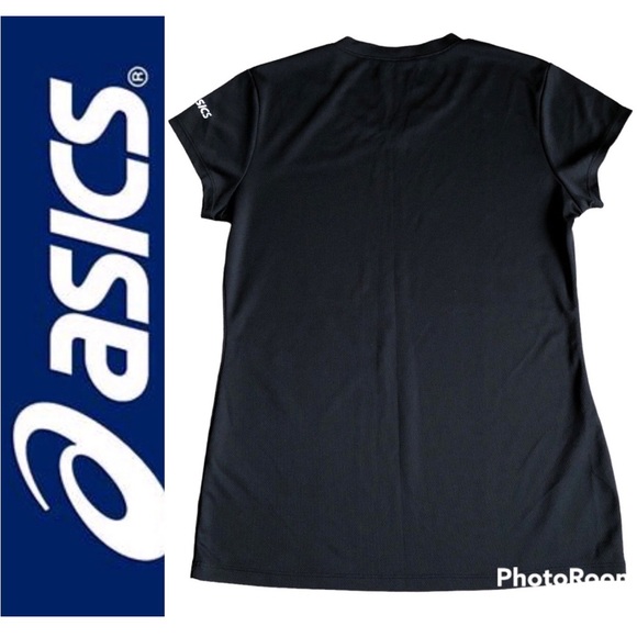 ASICS Active Shirt Short Sleeve Black Medium Women’s - Picture 2 of 16